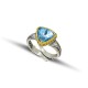 Δαχτυλίδι με Swarovski και ζιρκόν πέτρες D104 Δαχτυλίδι με Swarovski και ζιρκόν πέτρες D104