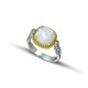 Δαχτυλίδι διπλής όψης με Swarovski και φίλντισι πέτρα D116-1 Δαχτυλίδι διπλής όψης με Swarovski και φίλντισι πέτρα D116-1