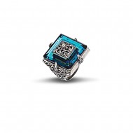 Δαχτυλίδι με Swarovski πέτρα D177