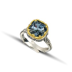 Δαχτυλίδι με Swarovski πέτρα D216