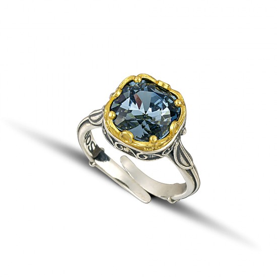 Δαχτυλίδι με Swarovski πέτρα D216 Δαχτυλίδι με Swarovski πέτρα D216