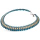 Κολιέ με μπλε Swarovski πέτρες K212 Κολιέ με μπλε Swarovski πέτρες K212