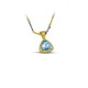 Μενταγιόν με Swarovski πέτρα και τρίχρωμη αλυσίδα M104 Μενταγιόν με Swarovski πέτρα και τρίχρωμη αλυσίδα M104