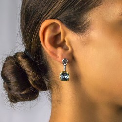 Σκουλαρίκια με Swarovski πέτρες S170