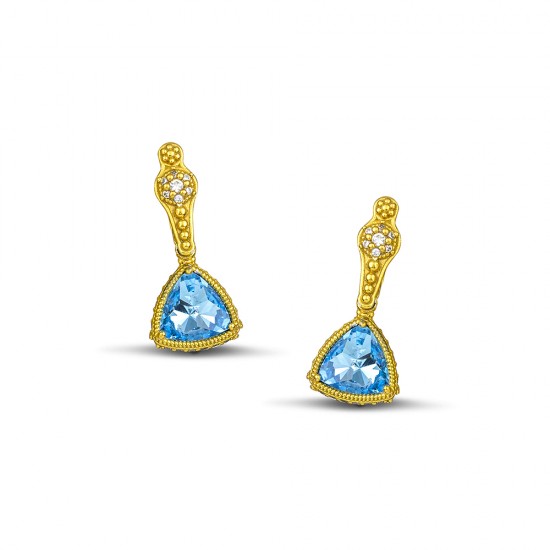 Σκουλαρίκια με Swarovski πέτρες S104 Σκουλαρίκια με Swarovski πέτρες S104