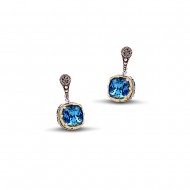 Σκουλαρίκια με Swarovski πέτρες S170