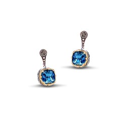 Σκουλαρίκια με Swarovski πέτρες S170