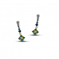 Σκουλαρίκια με Swarovski πέτρες S239