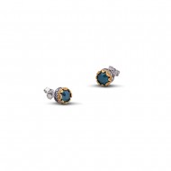 Σκουλαρίκια καρφί με Swarovski πέτρες S50