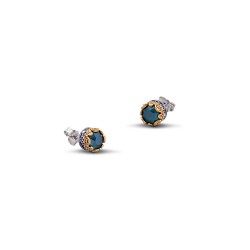 Σκουλαρίκια καρφί με Swarovski πέτρες S50