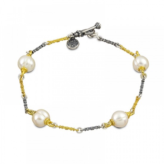 Βραχιόλι με Mother Pearl B120-2A Βραχιόλι με Mother Pearl B120-2A