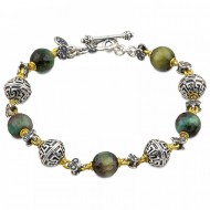 Βραχιόλι με Πέτρες Tiger Eye B120-3