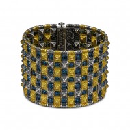 Βραχιόλι διπλής όψης με Swarovski πέτρες B365