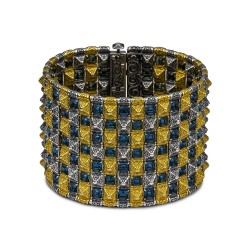 Βραχιόλι διπλής όψης με Swarovski πέτρες B365