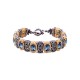 Βραχιόλι διπλής όψης με ημιπολύτιμες και Swarovski πέτρες B69 Βραχιόλι διπλής όψης με ημιπολύτιμες και Swarovski πέτρες B69