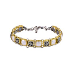 Βραχιόλι διπλής όψης με Swarovski πέτρες B89